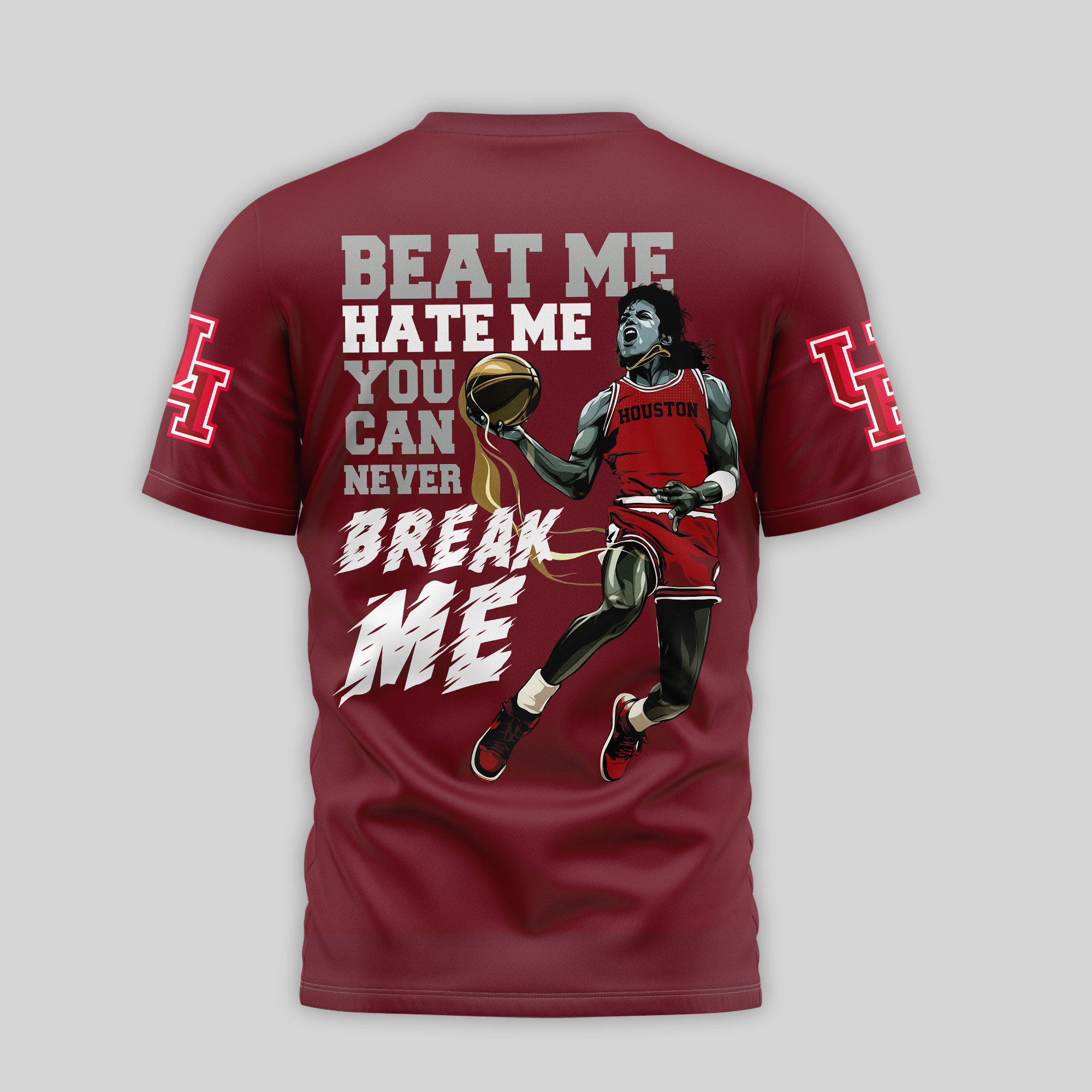 Houston Cougars | Premium NCAA Michael Jackson 3D Shirt TTH2105297 - Image 2