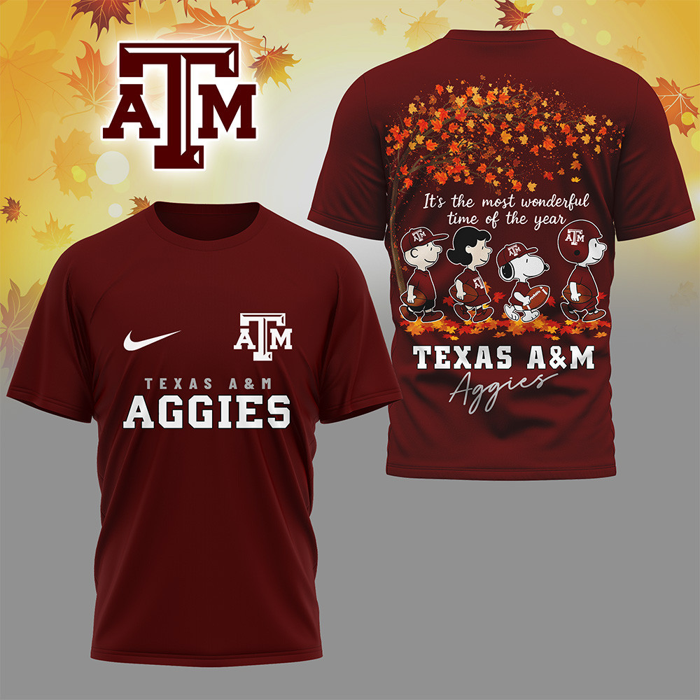 Texas A&M Aggies | Premium NCAA Fall Season 3D Shirt TTH2105238 - Image 2
