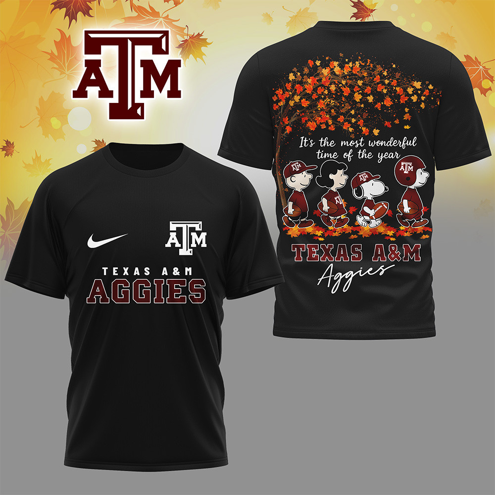 Texas A&M Aggies | Premium NCAA Fall Season 3D Shirt TTH2105238