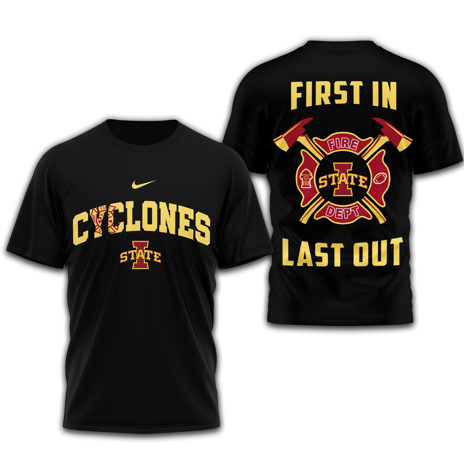 Iowa State Cyclones | Premium Fire Dept 3D Shirt TTH2105153