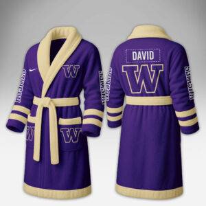 Washington Huskies | Premium NCAA Fleece Bathrobe TTH2105284
