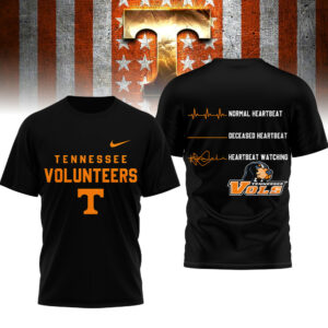 Tennessee Volunteers | Premium NCAA Heartbeat of True Fan 3D Shirt TTH2105258