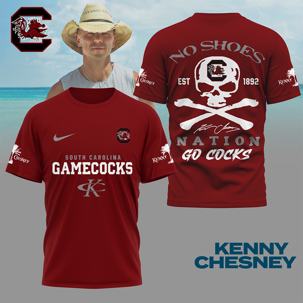 South Carolina Gamecocks | Premium NCAA Kenny Chesney Fan 3D Shirt TTH2105300 - Image 3
