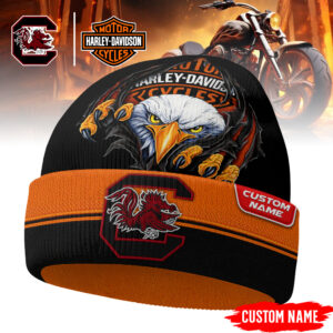 South Carolina Gamecocks | Premium NCAA Harley Davidson Beanie Hat TTH2105316