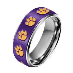 Clemson Tigers | Premium Silver Tungsten Ring TTH210589