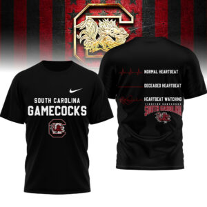 South Carolina Gamecocks | Premium NCAA Heartbeat of True Fan 3D Shirt TTH2105258