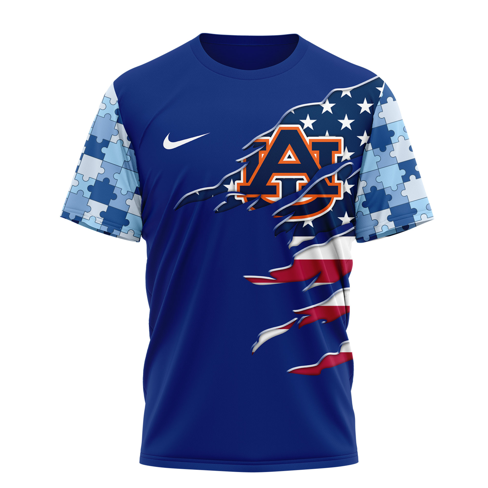 Auburn Tigers | Premium NCAA Autism Strong 3D Shirt TTH2105279