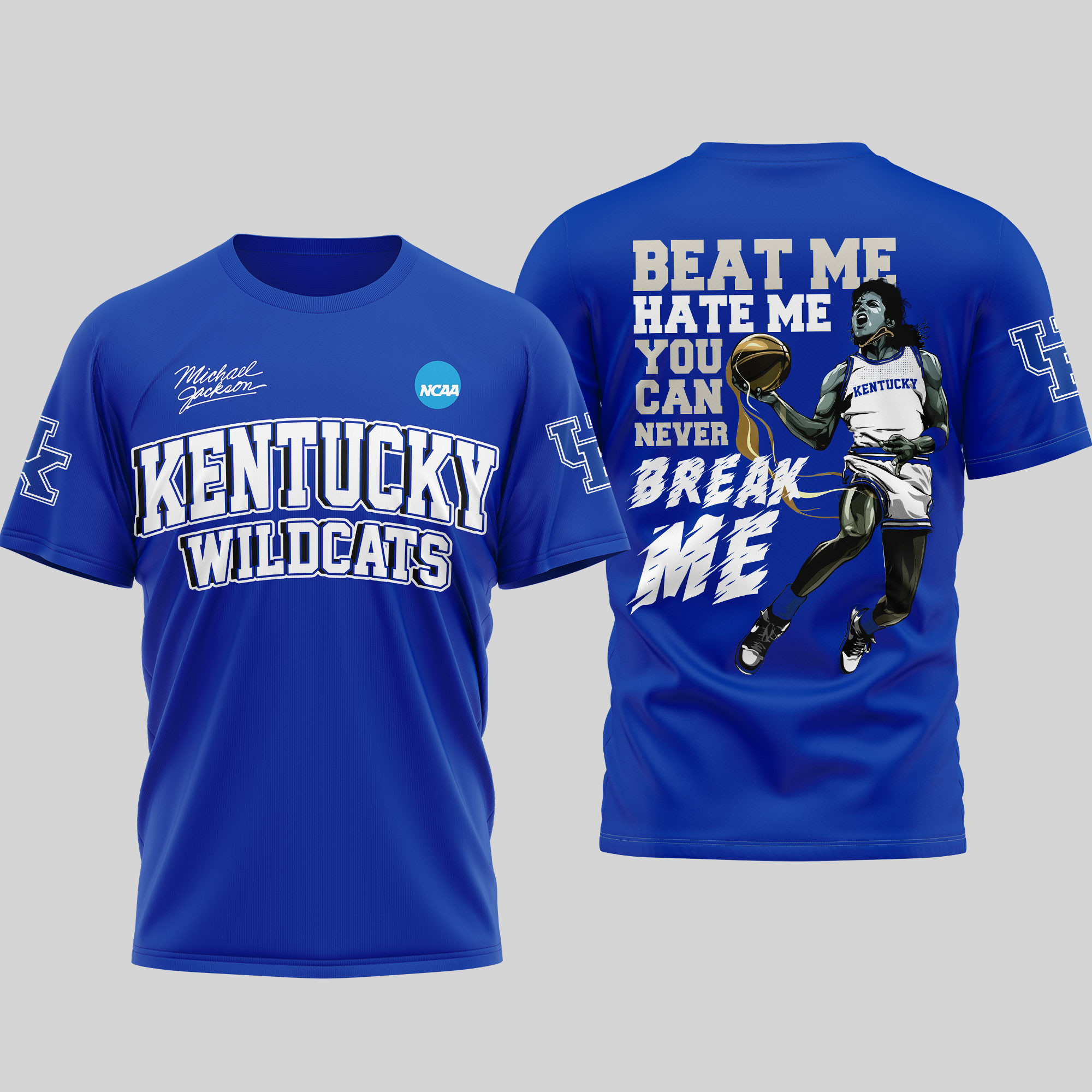 Kentucky Wildcats | Premium NCAA Michael Jackson 3D Shirt TTH2105297 - Image 3