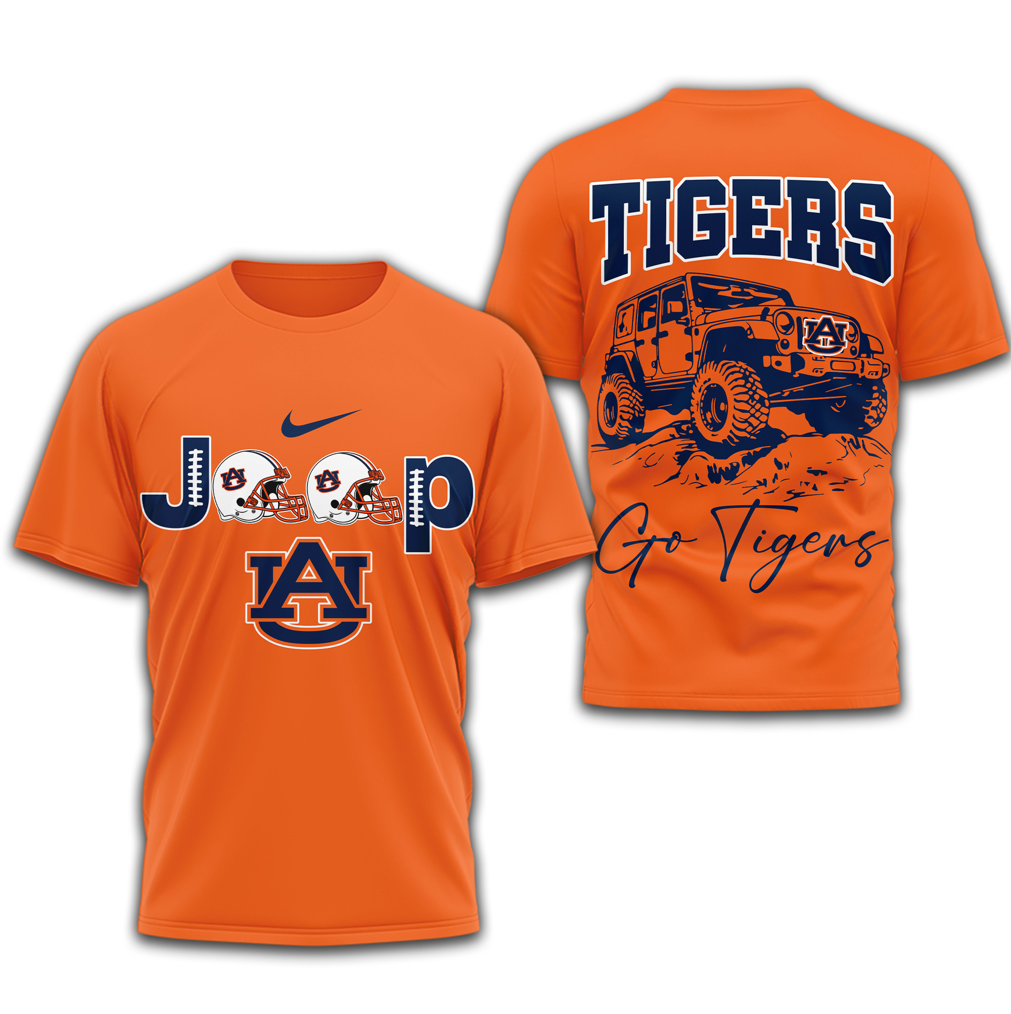 Auburn Tigers | Premium NCAA Jeep 3D Shirt TTH2105266 - Image 3