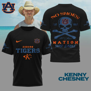Auburn Tigers | Premium NCAA Kenny Chesney Fan 3D Shirt TTH2105300