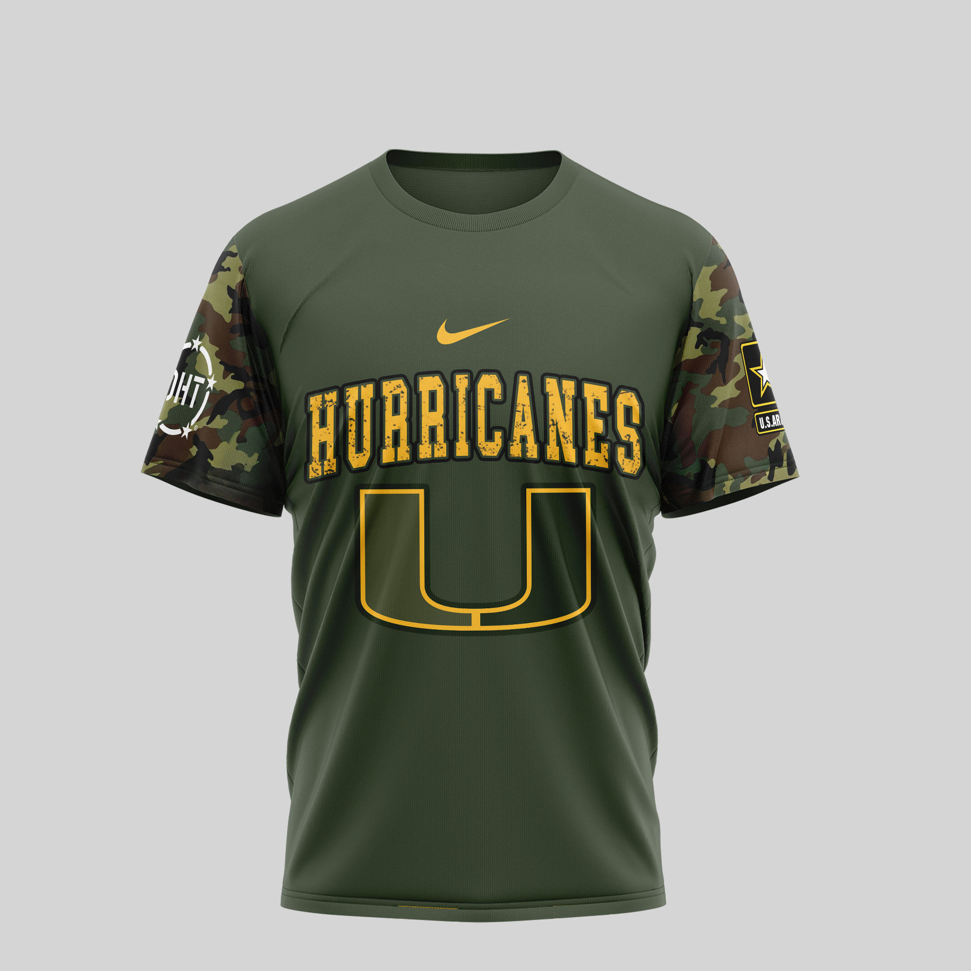 Miami Hurricanes | Premium U.S.Army 3D Shirt TTH2105280 - Image 2