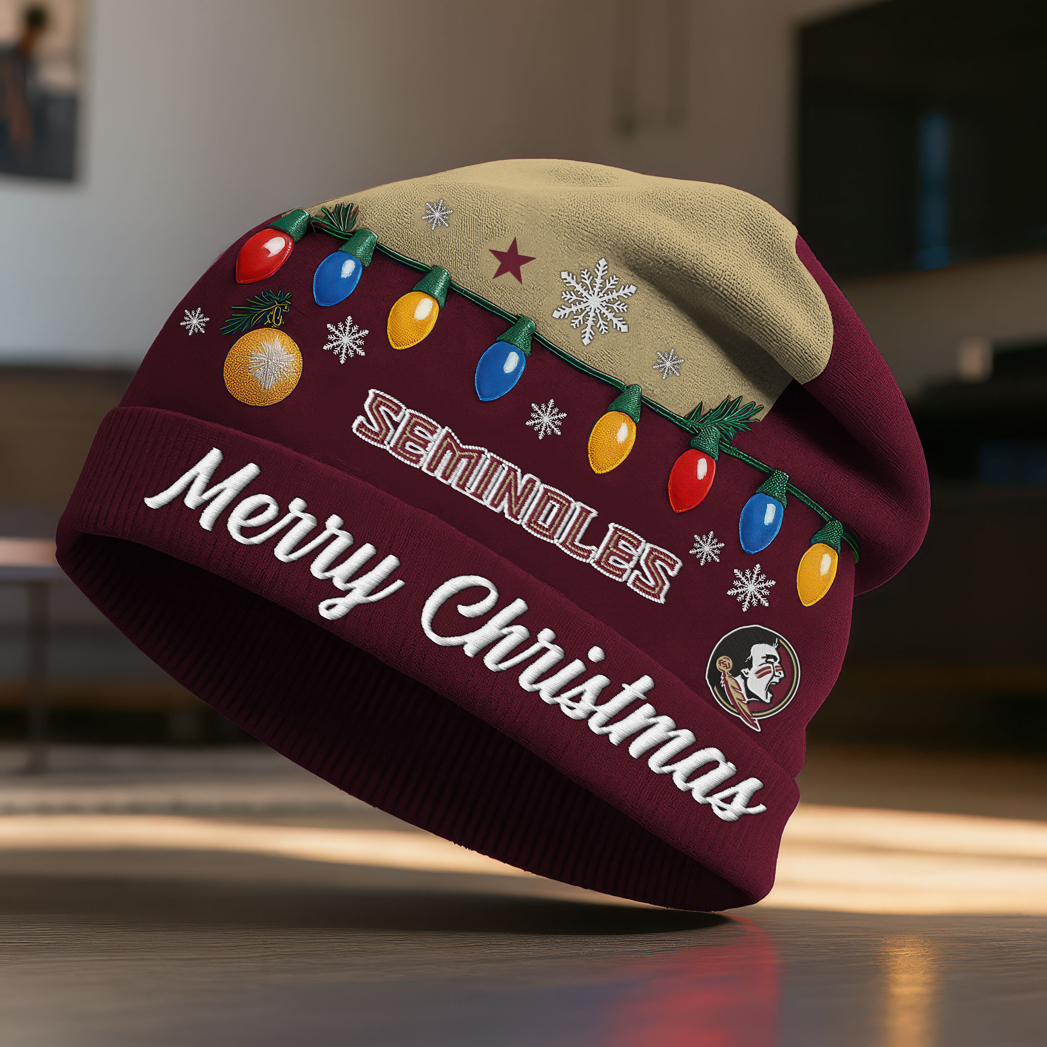 Florida State Seminoles | Premium NCAA Christmas Beanie Hat TTH2105274