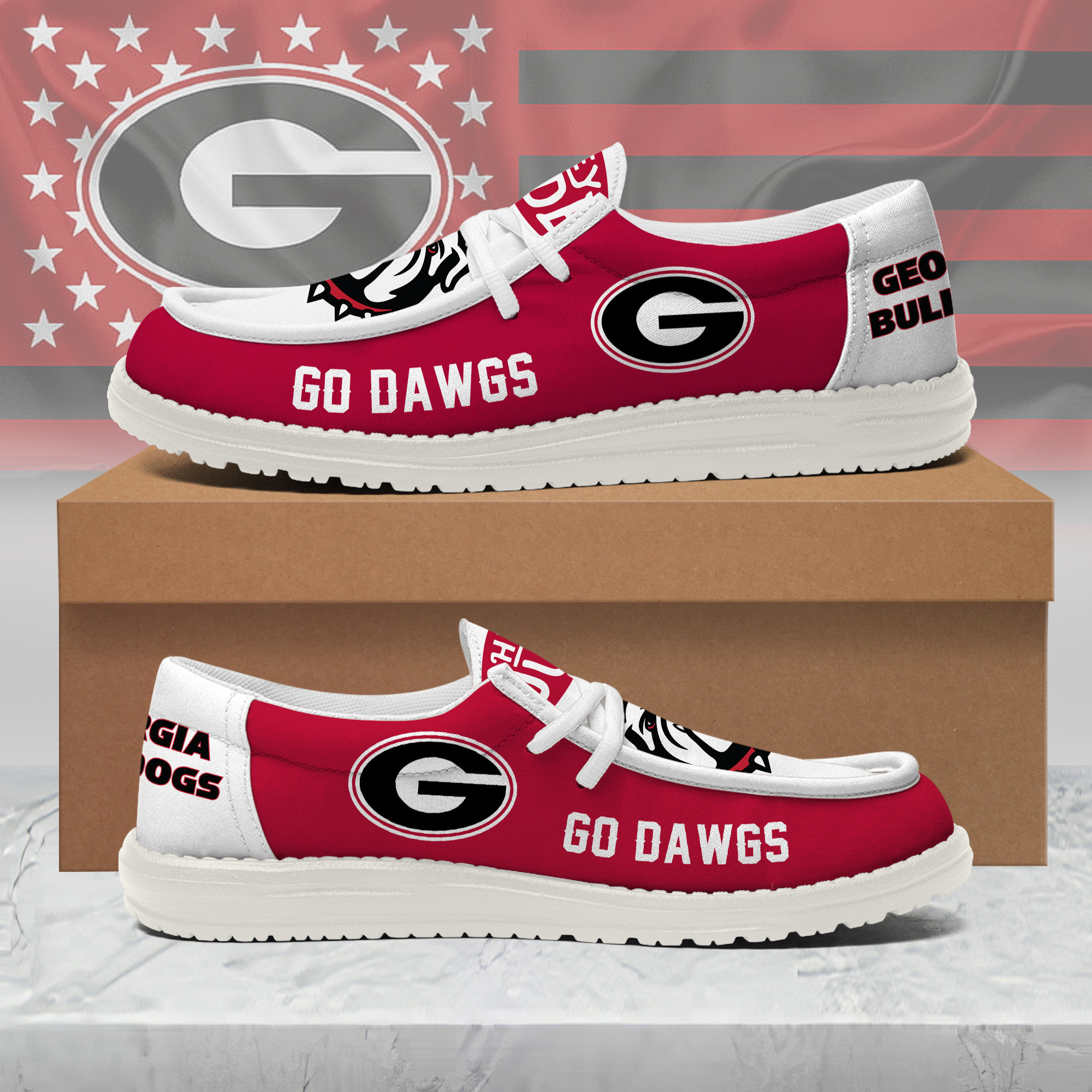 Georgia Bulldogs x Premium Limited Edition Loafer Shoes – Gift for Fans TTH190535 - Image 2