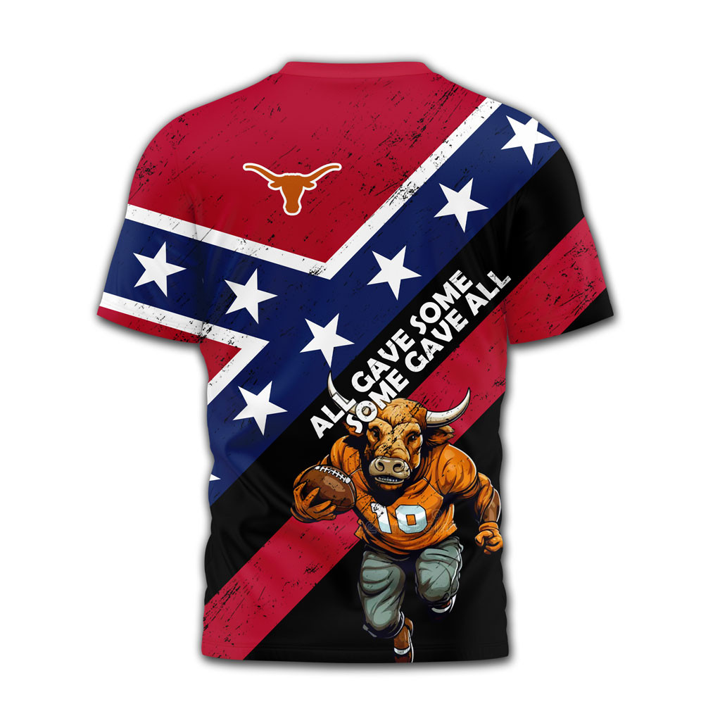 Texas Longhorns | Premium NCAA Honoring Our Veterans T-Shirt TTH2105306 - Image 2