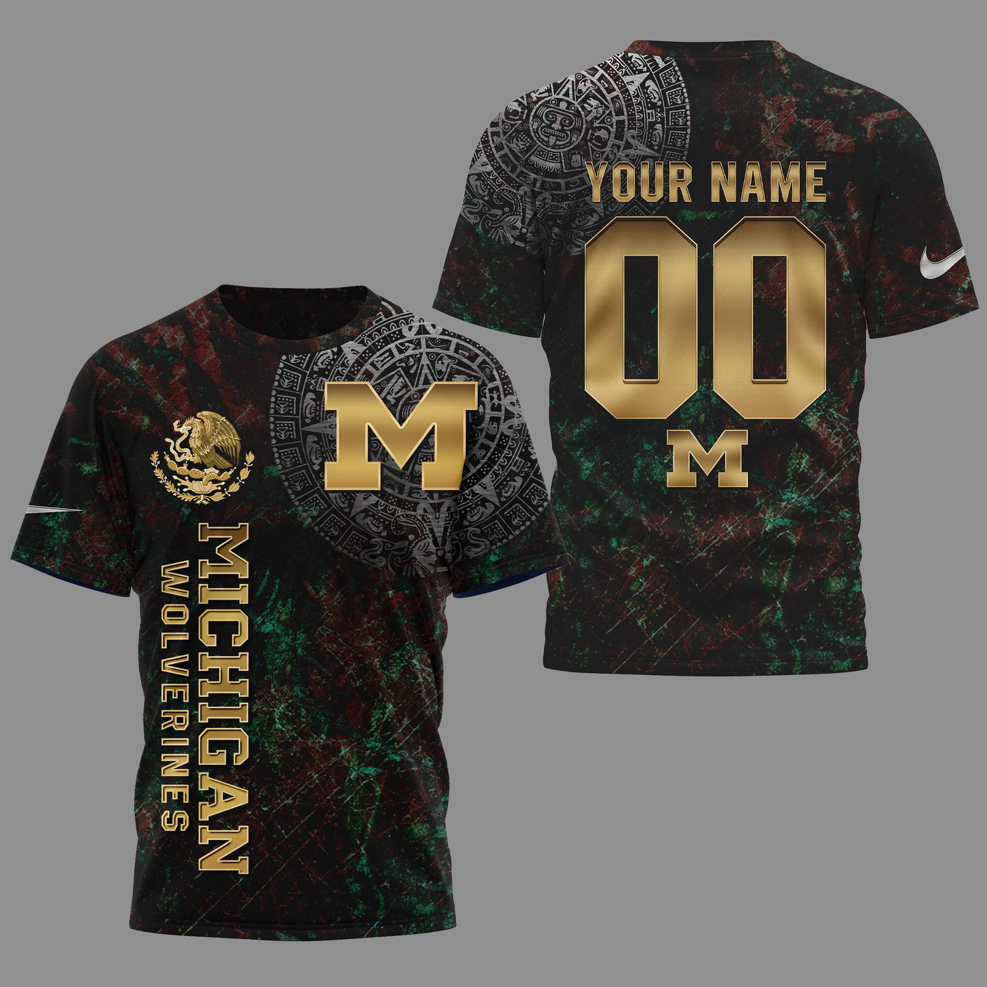 Michigan Wolverines | Premium Mexican Heritage 3D Shirt TTH2105312