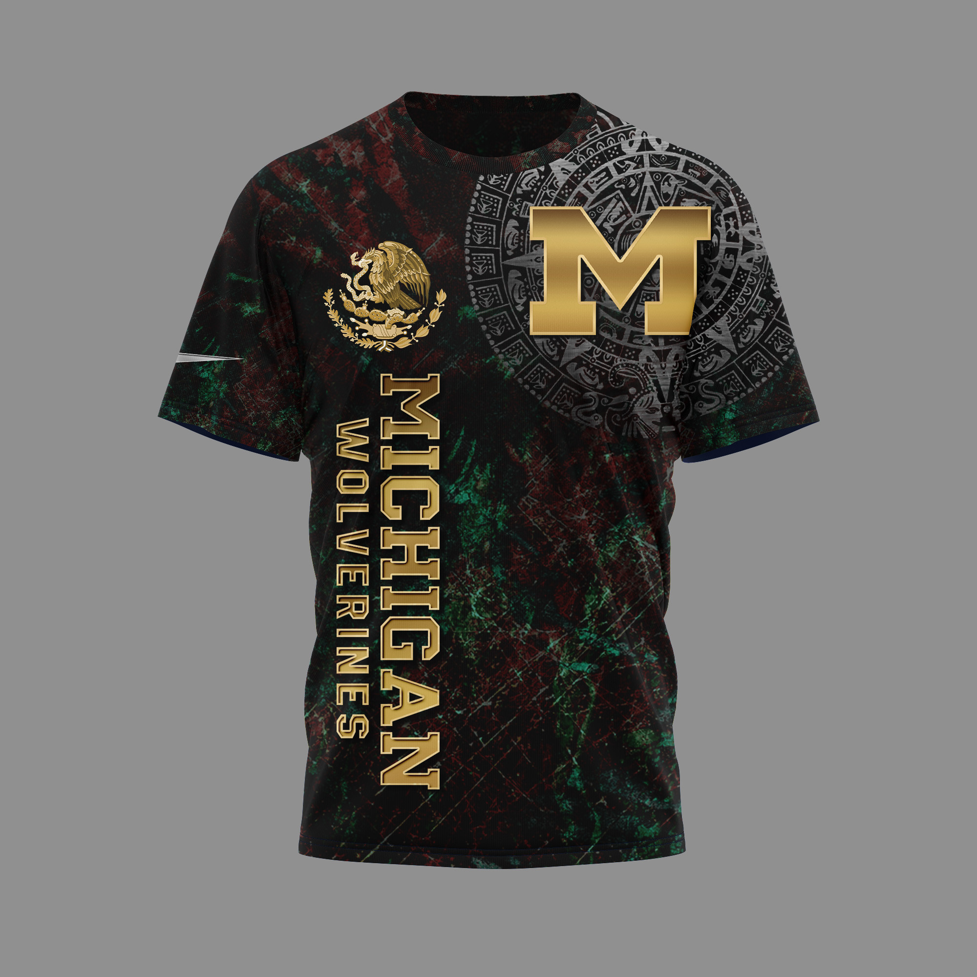 Michigan Wolverines | Premium Mexican Heritage 3D Shirt TTH2105312 - Image 2