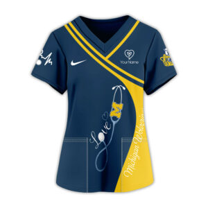 Michigan Wolverines | Premium NCAA Nurse Pride 3D Shirt TTH2105298