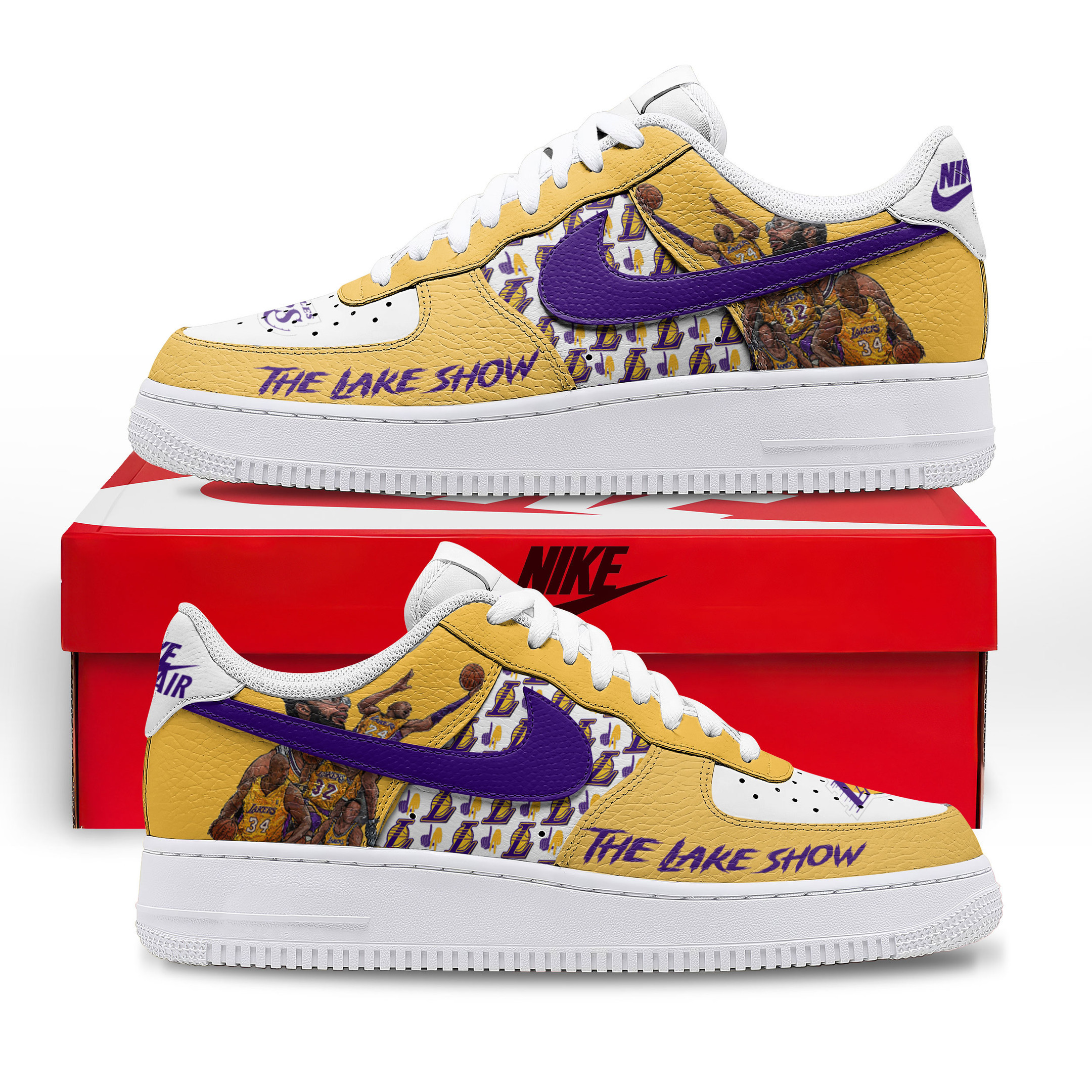 Los Angeles Lakers | Personalized AF1 Limited Edition TTH2105366 - Image 4