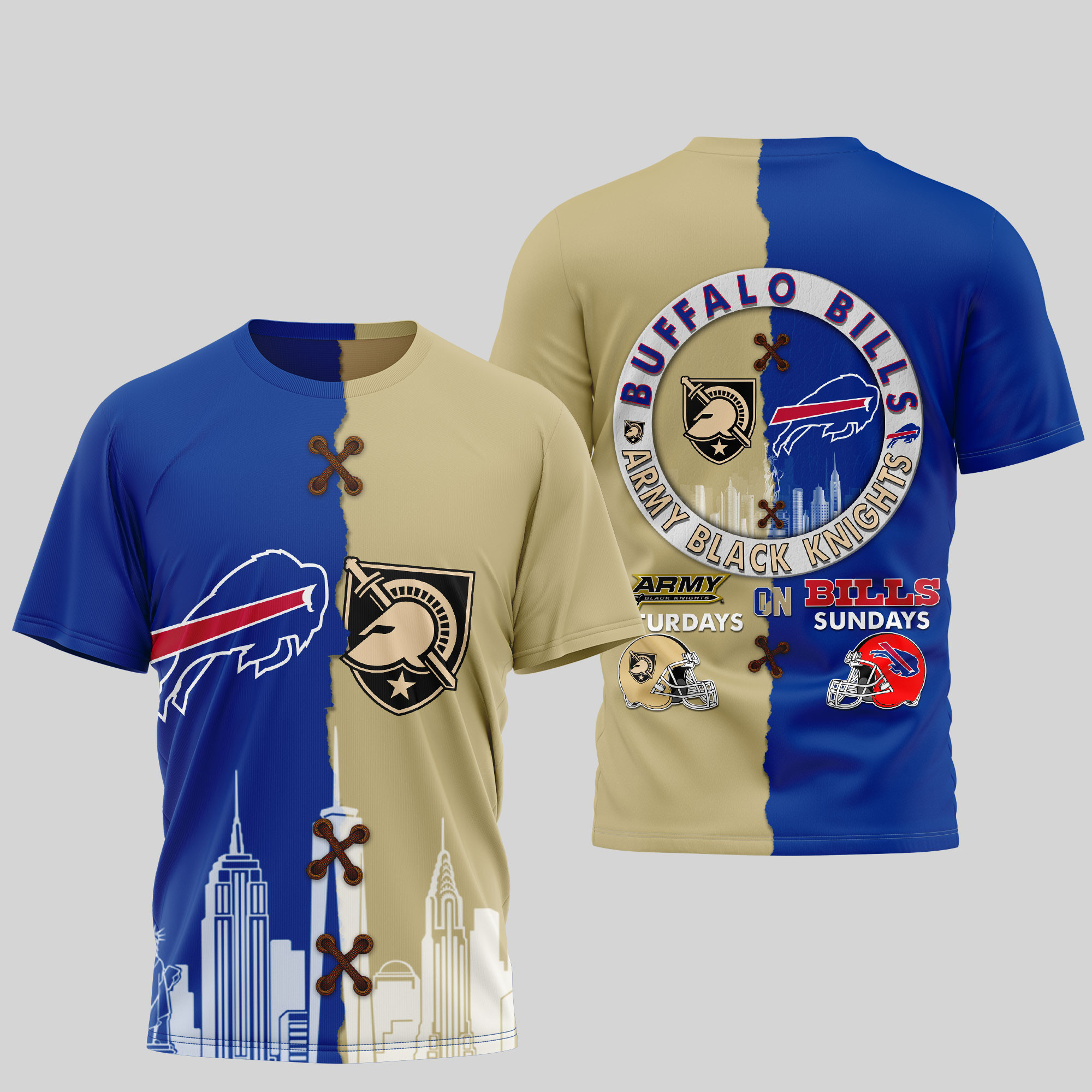 Buffalo Bills Premium NFL x NCAA 3D T-Shirt TTH240501