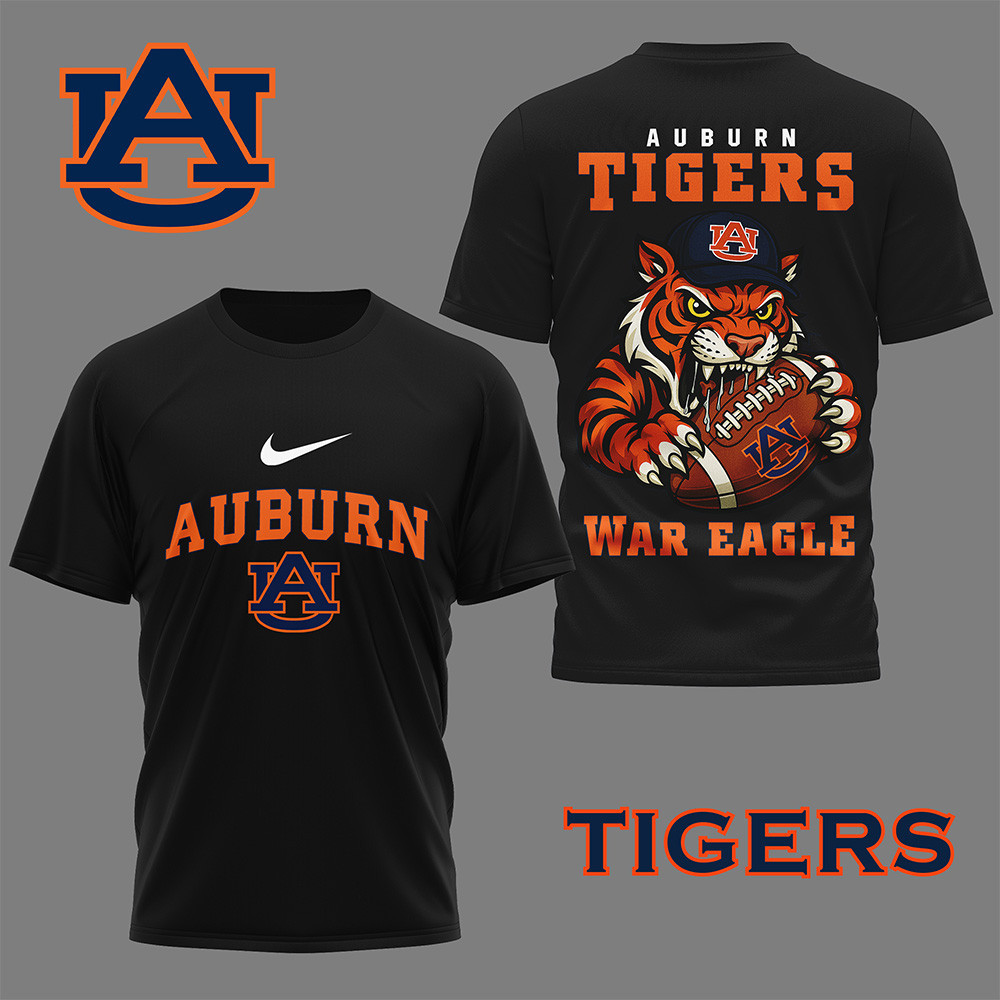 Auburn Tigers Premium NCAA Nation Gear 3D Shirt TTH240599