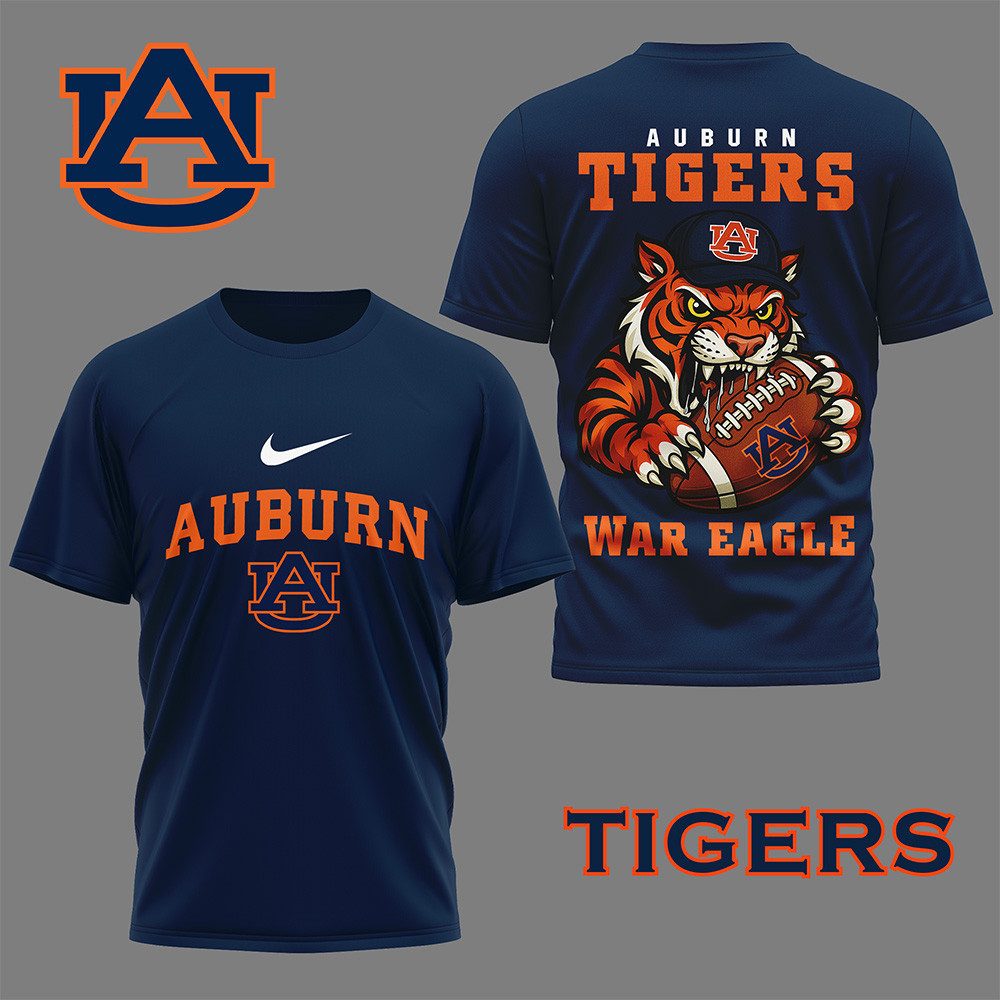Auburn Tigers Premium NCAA Nation Gear 3D Shirt TTH240599 - Image 2