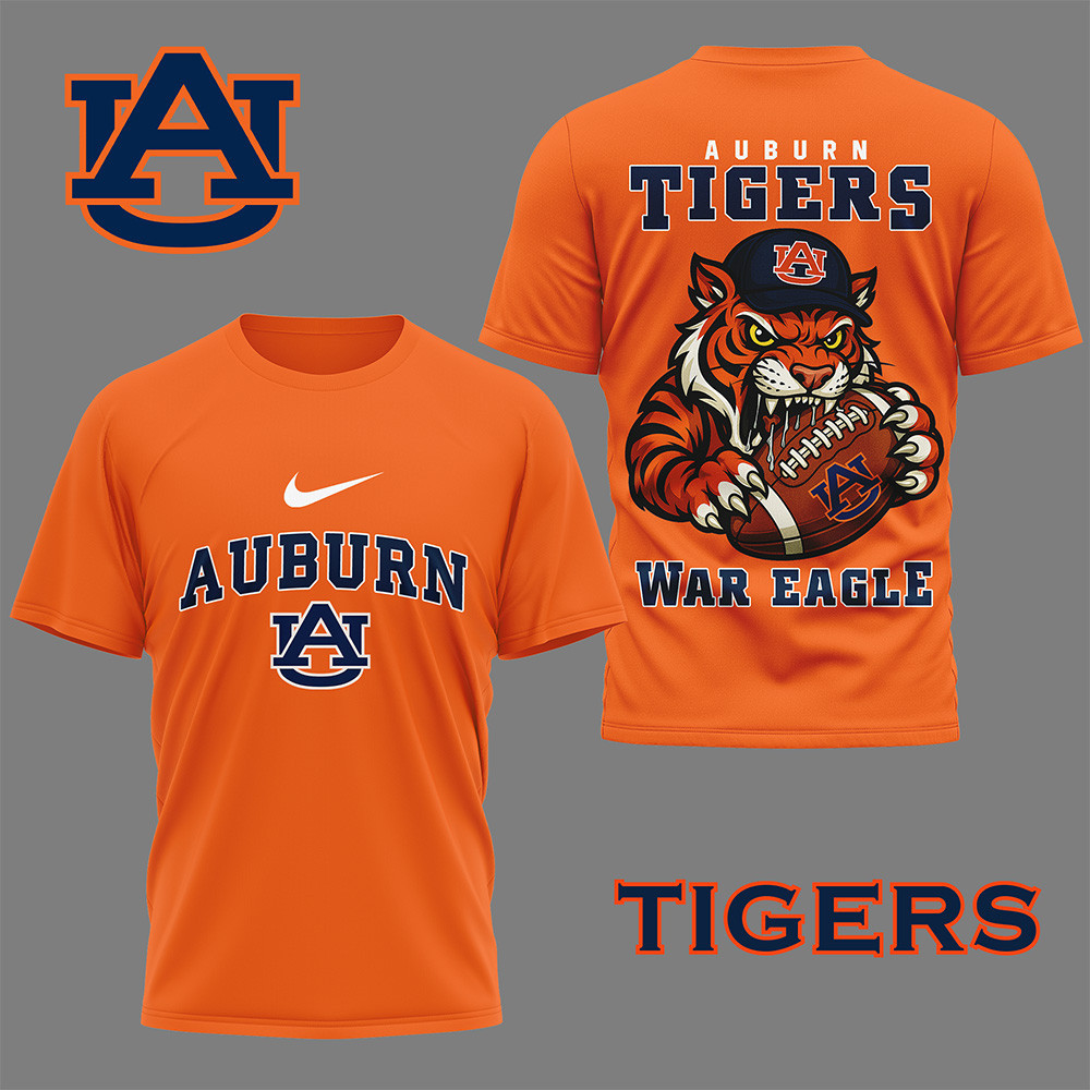 Auburn Tigers Premium NCAA Nation Gear 3D Shirt TTH240599 - Image 3