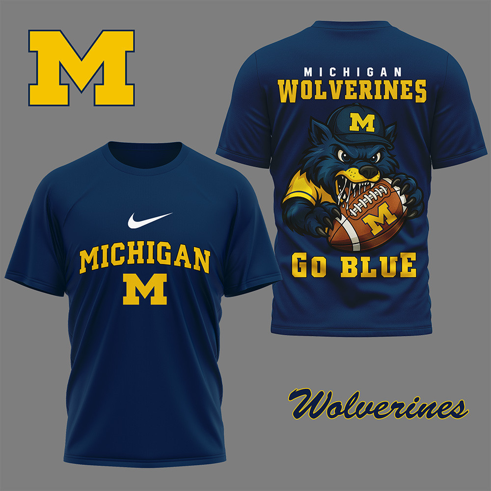 Michigan Wolverines Premium NCAA Nation Gear 3D Shirt TTH240599 - Image 2