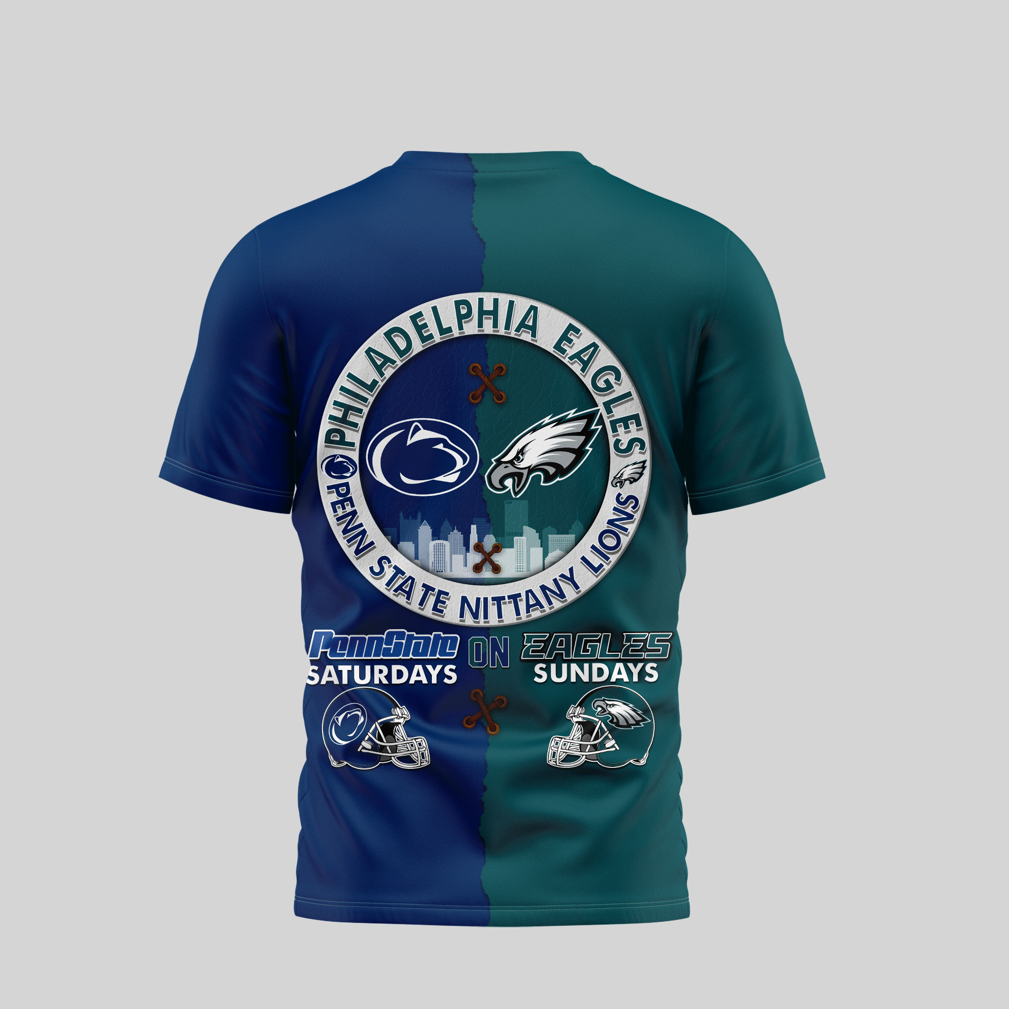Philadelphia Eagles Premium NFL x NCAA 3D T-Shirt TTH240501 - Image 3