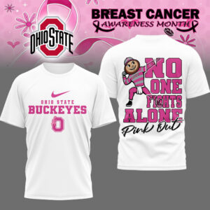 Ohio State Buckeyes Premium NCAA Breast Cancer October T-Shirt TTH240507