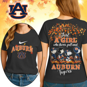 Auburn Tigers Premium NCAA Fall Season Women’s 3D Shirt TTH240512