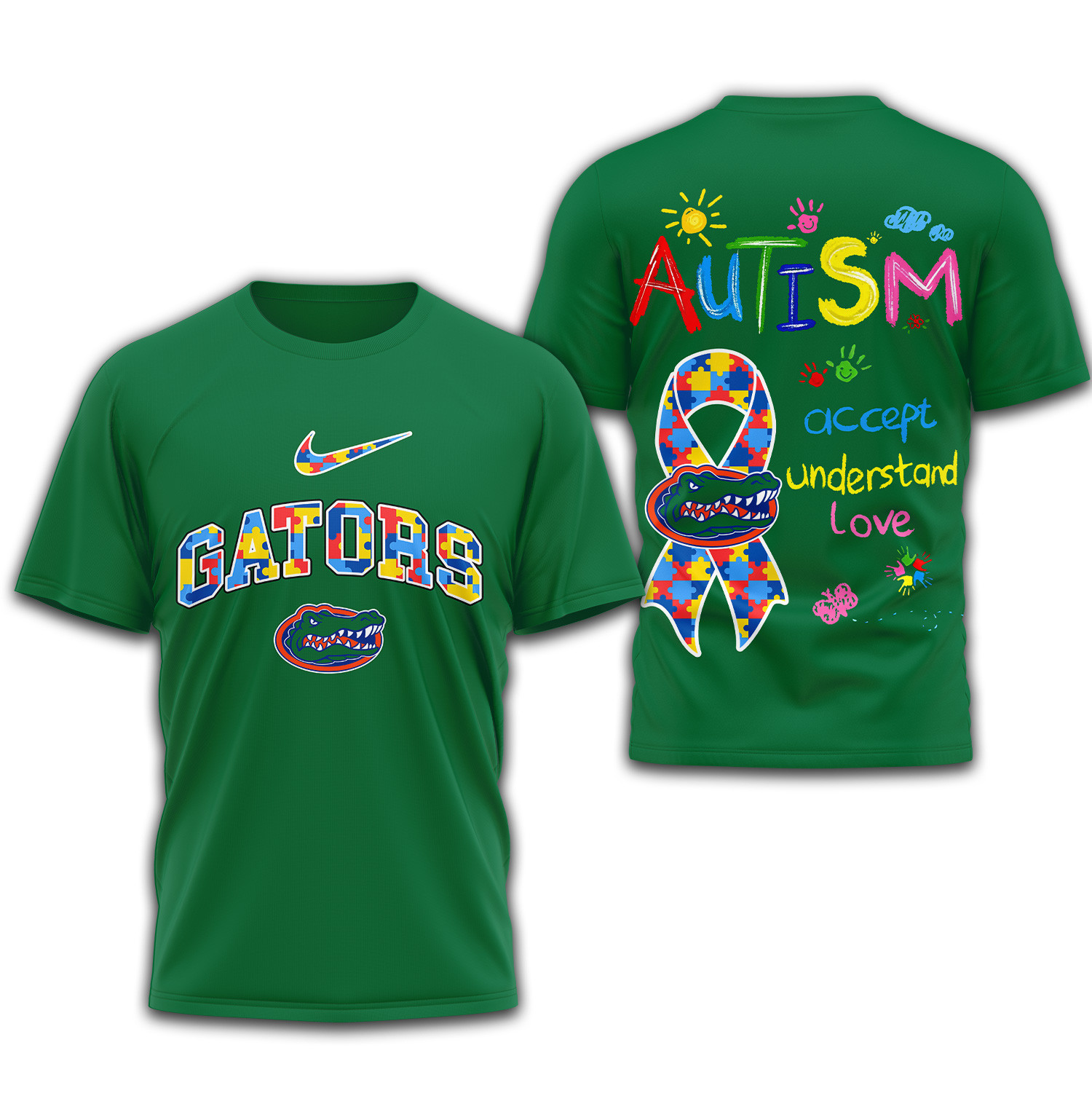 Florida Gators Premium NCAA Autism 3D Shirt TTH240509 - Image 4