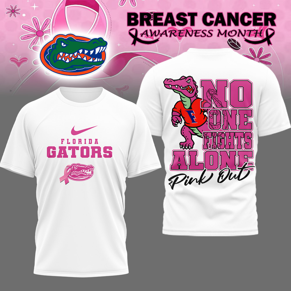Florida Gators Premium NCAA Breast Cancer October T-Shirt TTH240507