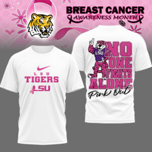 LSU Tigers Premium NCAA Breast Cancer October T-Shirt TTH240507