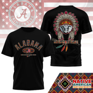 Alabama Crimson Tide Premium NCAA Native American Heritage Month 3D Shirt TTH240510