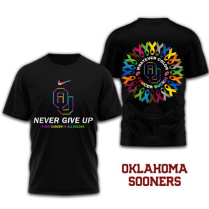 Oklahoma Sooners Premium Ncaa Fight Cancer In All Colors 3D Shirt TTH240511