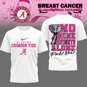 Alabama Crimson Tide Premium NCAA Breast Cancer October T-Shirt TTH240507