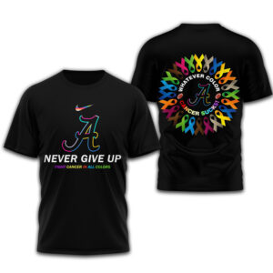 Alabama Crimson Tide Premium Ncaa Fight Cancer In All Colors 3D Shirt TTH240511