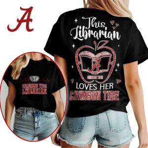 Alabama Crimson Tide Premium NCAA Proud Librarian 3D Shirt TTH240504