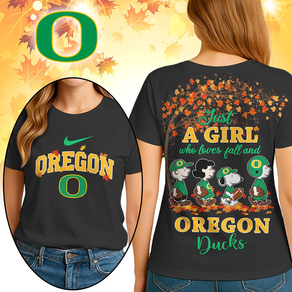 Oregon Ducks Premium NCAA Fall Season Women’s 3D Shirt TTH240512