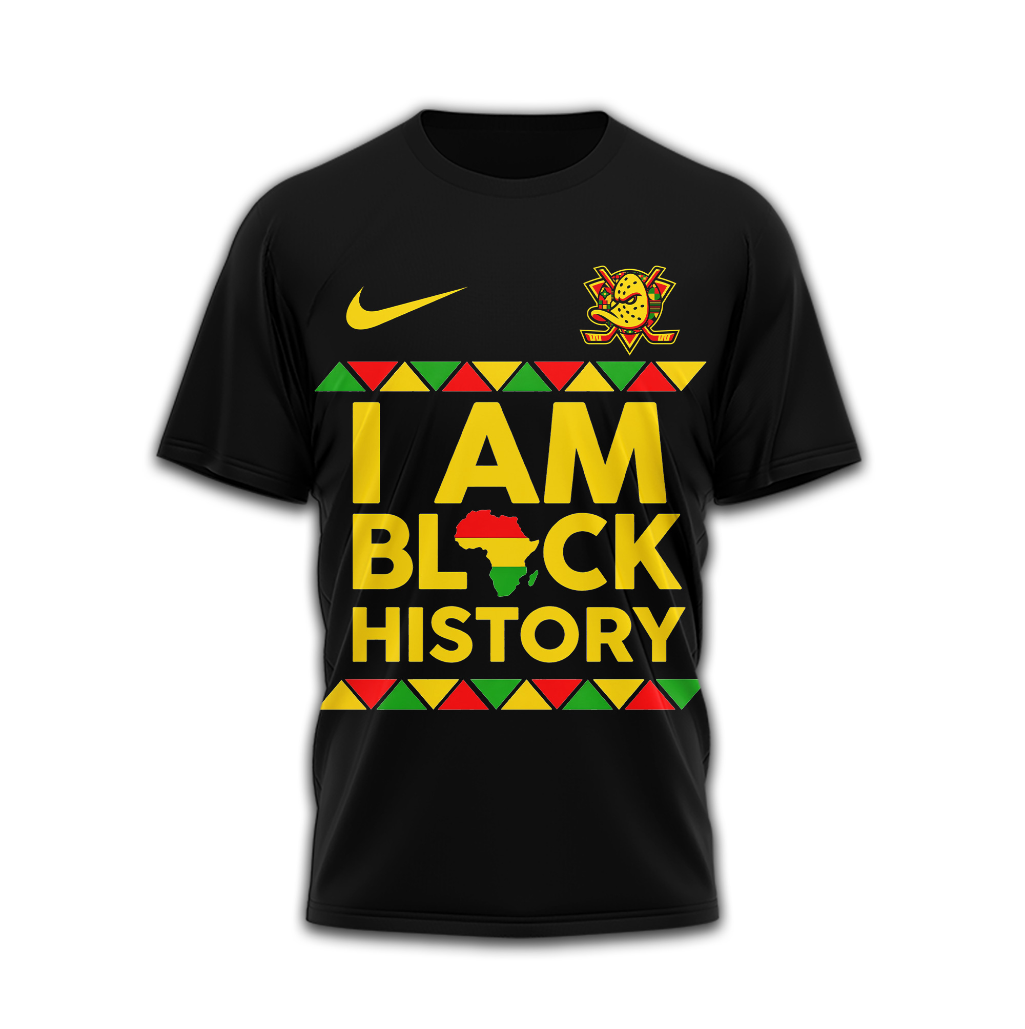 Anaheim Ducks Premium NHL Black History 3D Shirt TTH240524 - Image 2