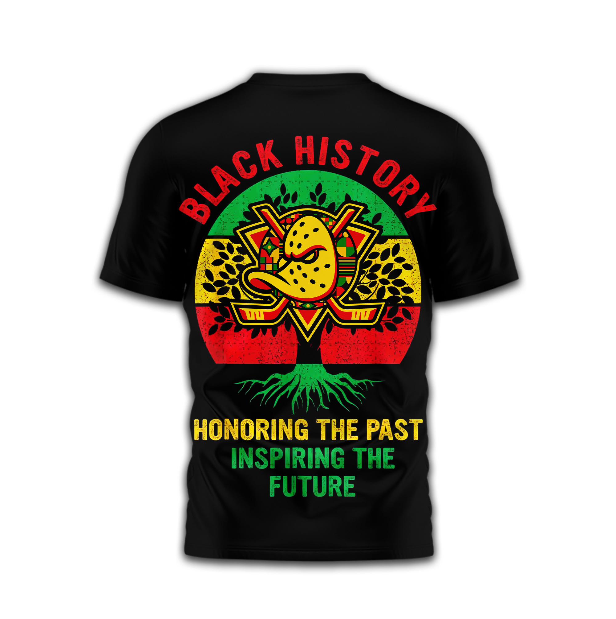 Anaheim Ducks Premium NHL Black History 3D Shirt TTH240524 - Image 3