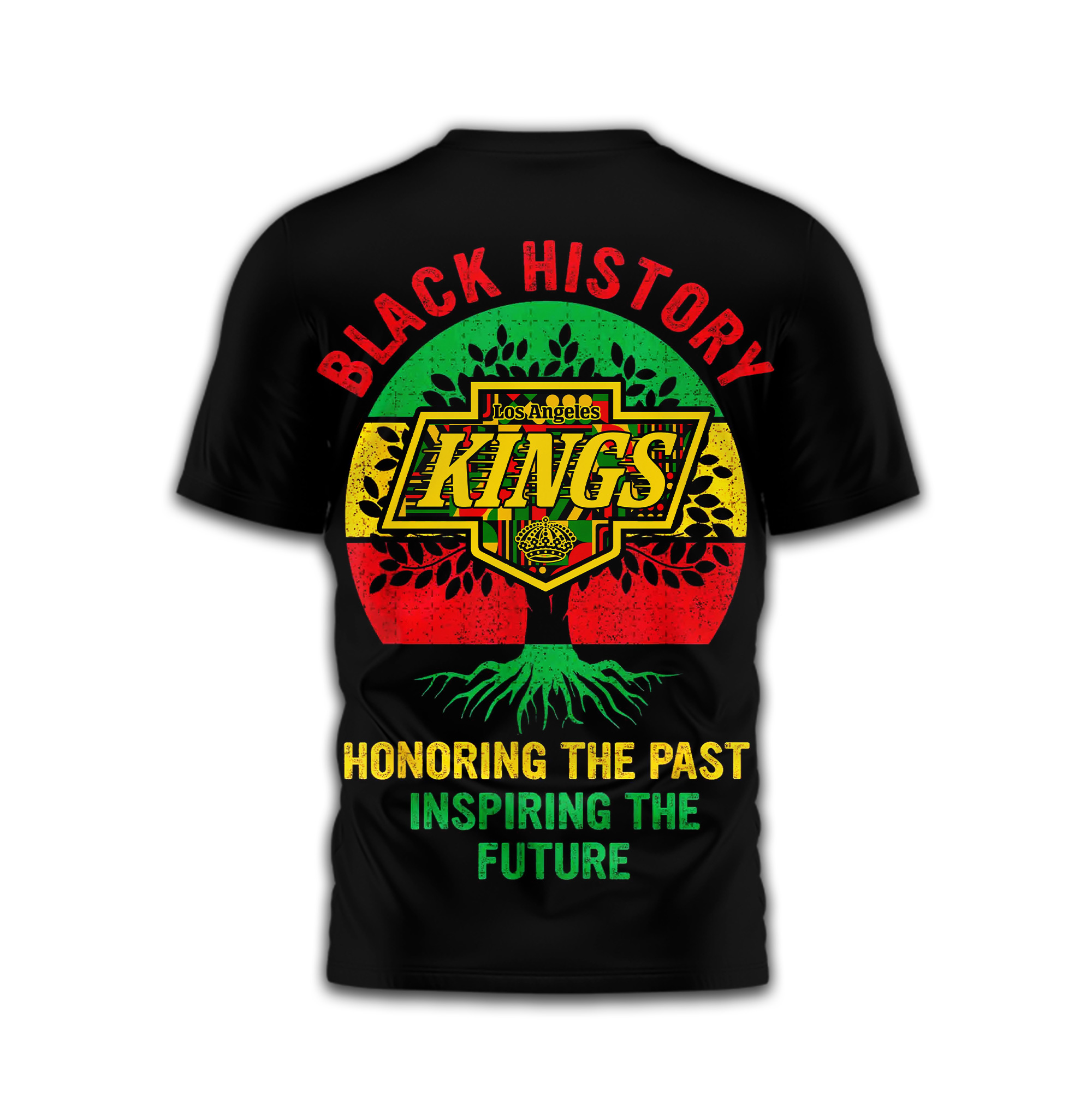 Los Angeles Kings Premium NHL Black History 3D Shirt TTH240524 - Image 3