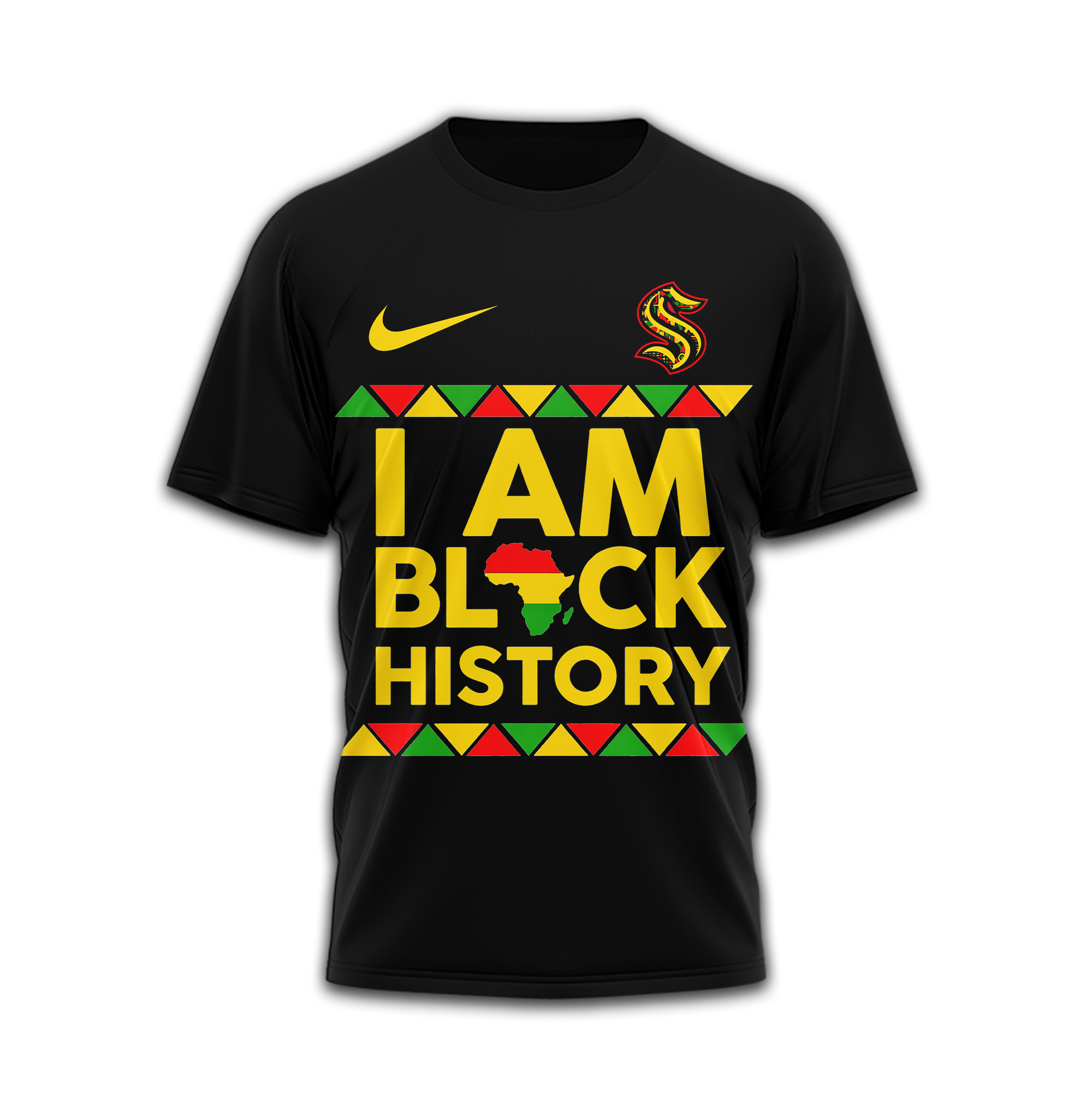 Seattle Kraken Premium NHL Black History 3D Shirt TTH240524 - Image 2
