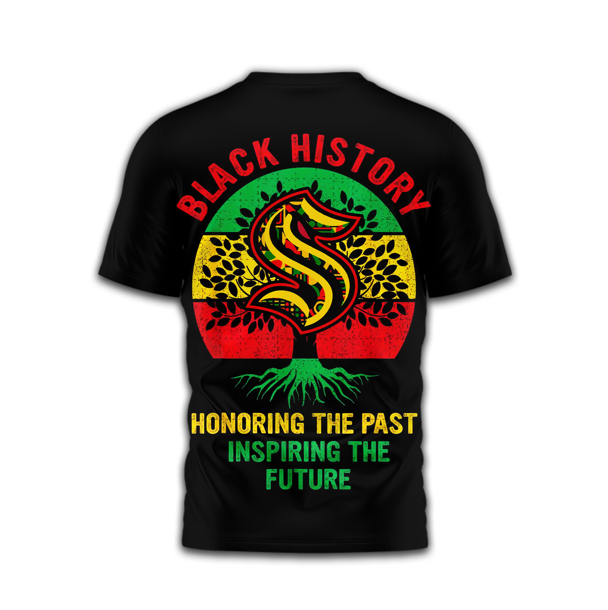 Seattle Kraken Premium NHL Black History 3D Shirt TTH240524 - Image 3