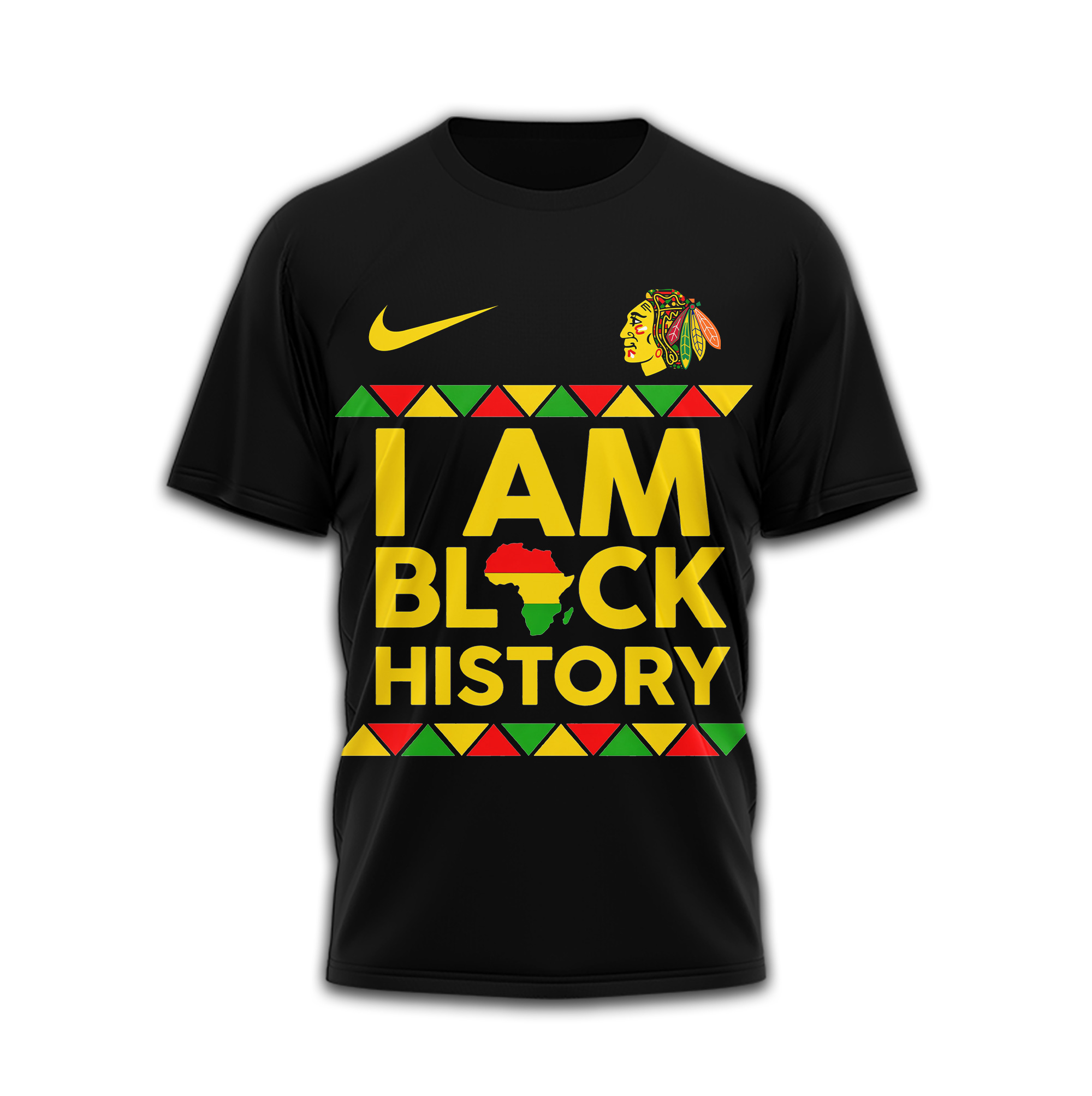 Chicago Blackhawks Premium NHL Black History 3D Shirt TTH240524 - Image 2