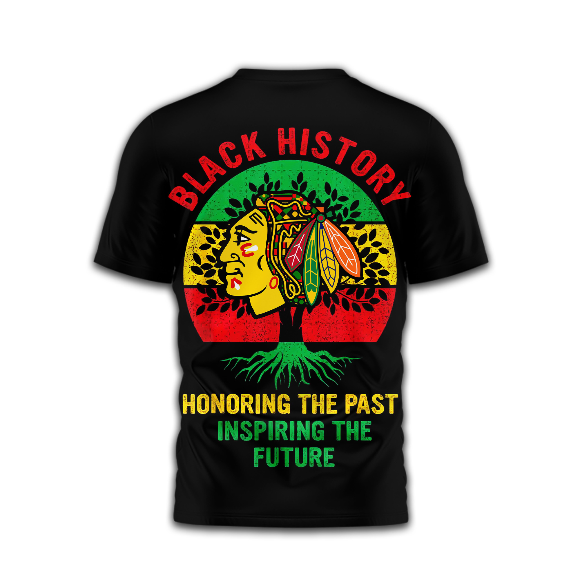 Chicago Blackhawks Premium NHL Black History 3D Shirt TTH240524 - Image 3