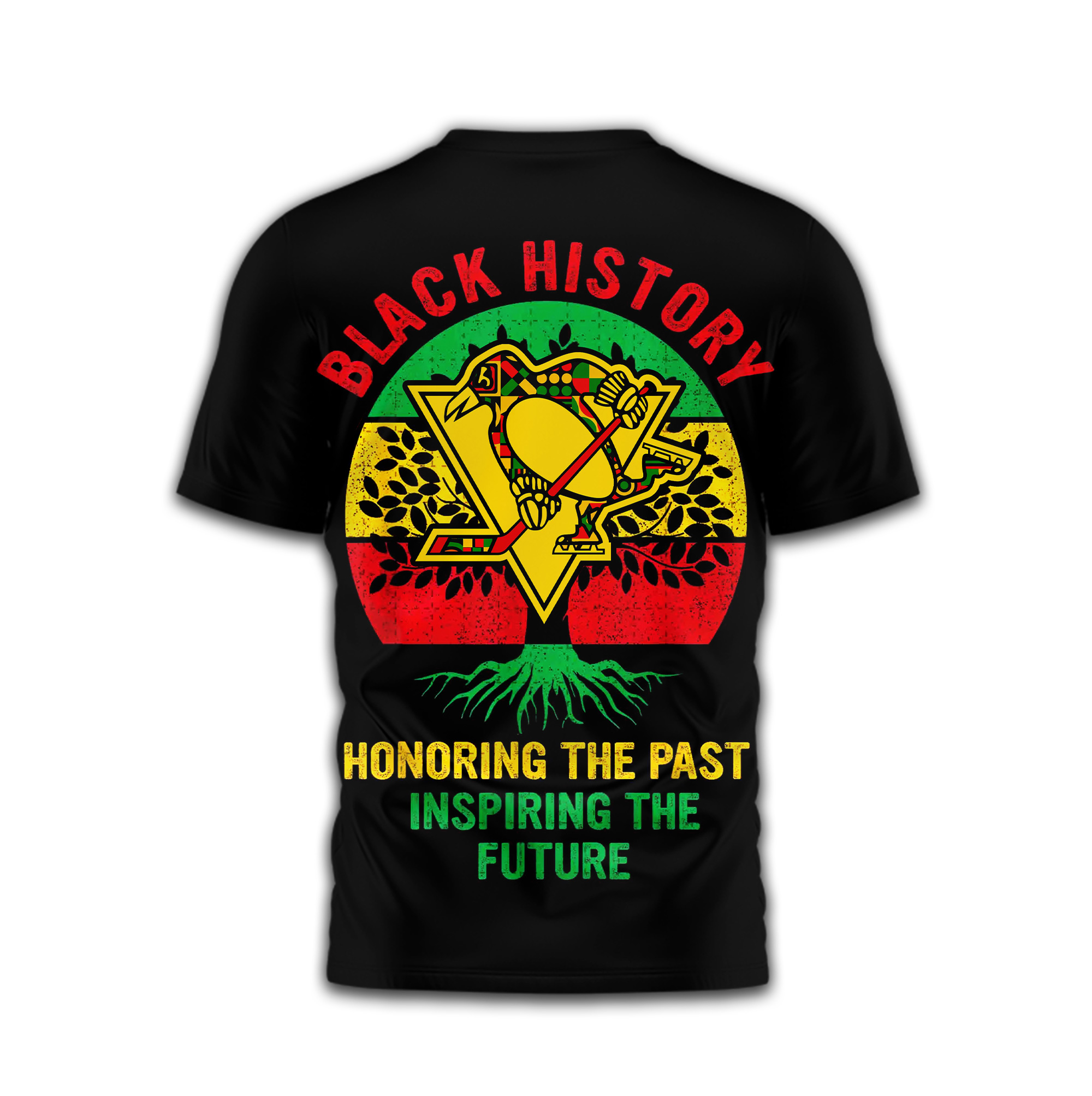 Pittsburgh Penguins Premium NHL Black History 3D Shirt TTH240524 - Image 3