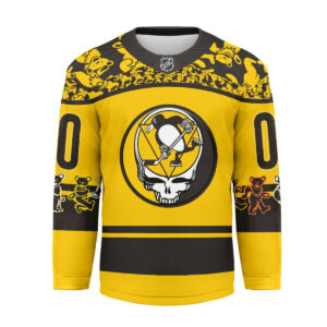Pittsburgh Penguins Premium NHL X Grateful Dead Hockey Jersey TTH240525
