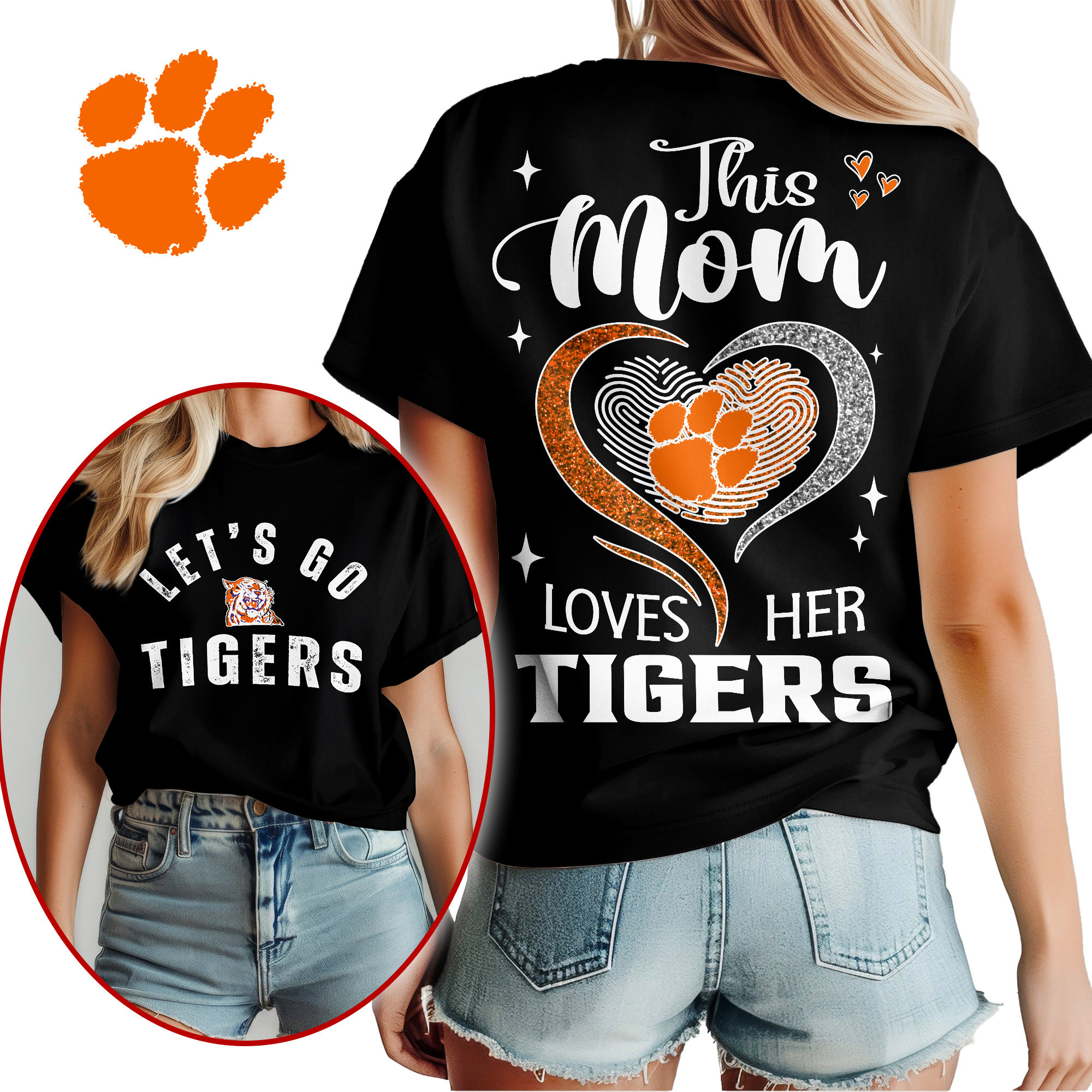 Clemson Tigers Premium NCAA Mom Love Women’s Shirt TTH240517