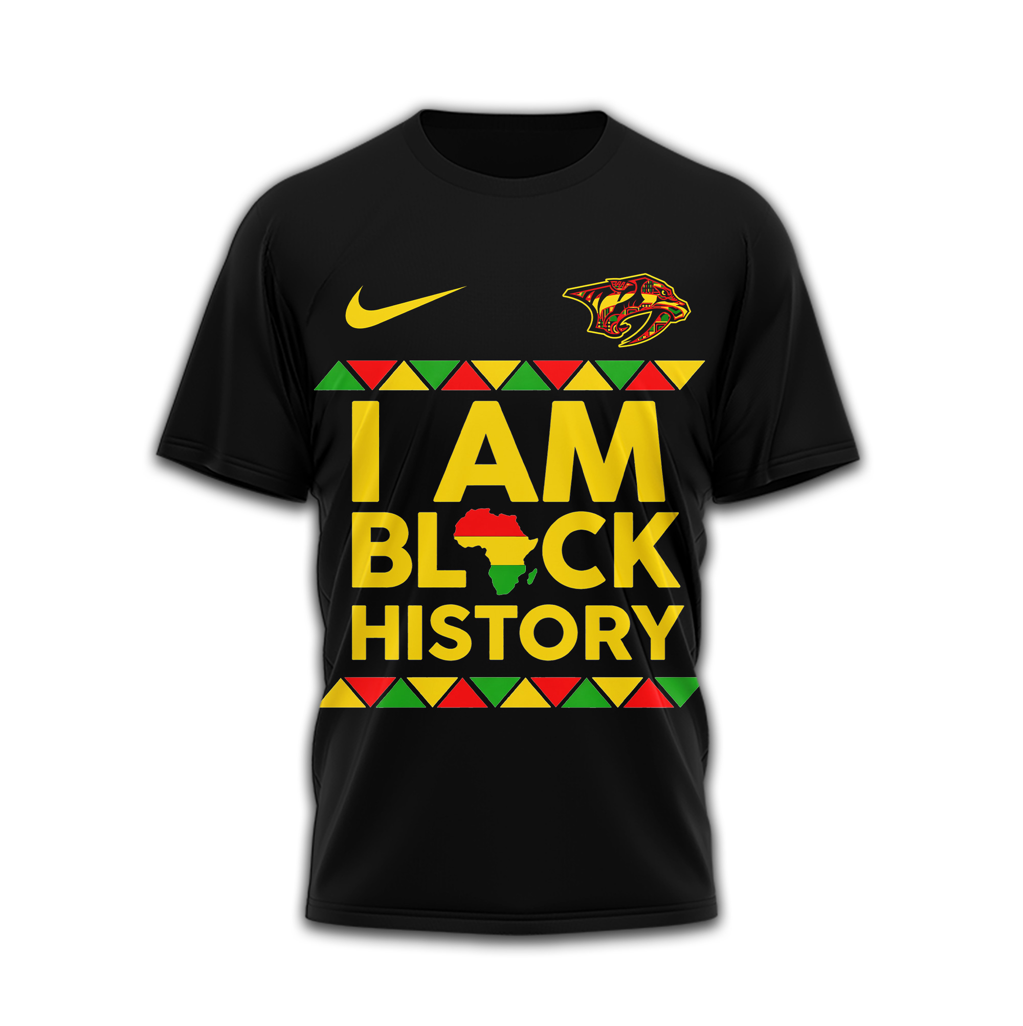 Nashville Predators Premium NHL Black History 3D Shirt TTH240524 - Image 2
